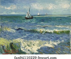 La Art Print - Seascape Near Les Saintes-Maries-De-La-Mer
