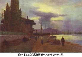 Omsk Art Print - Seaside Of Constantinople
