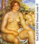 Seated Bather Art Print - Seated Bather