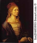 Linen Art Print - Self-Portrait At 22