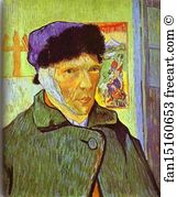 Uk Art Print - Self-Portrait With Bandaged Ear