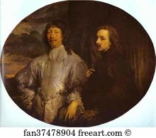 Endymion Art Print - Self-Portrait With Sir Endymion Porter