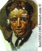 On Paper The Russian Museum Art Print - Self-Portrait