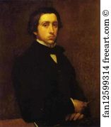 1855 Art Print - Self-Portrait