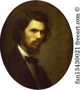 1867 Oil On Canvas The Tretyakov Gallery Art Print - Self-Portrait