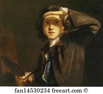 1747 48 Art Print - Self-Portrait