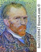1887 Oil On Canvas Vincent Van Gogh Foundation Art Print - Self-Portrait