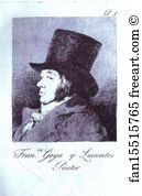 Caprichos Art Print - Self-Portrait