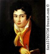 Feodor Bruni Art Print - Self-Portrait