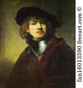 Oil On Panel Galleria Degli Uffizi Art Print - Self-Portrait