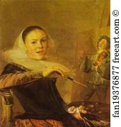 Judith Leyster Art Print - Self-Portrait