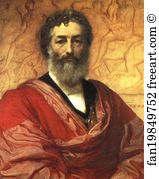 1880 Art Print - Self-Portrait