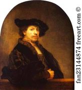 1640 Oil On Canvas National Gallery Art Print - Self-Portrait