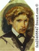1882 Art Print - Self-Portrait