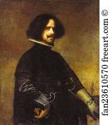 Oil On Canvas Galleria Degli Uffizi Art Print - Self-Portrait