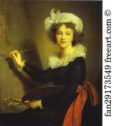 Louise Elisabeth Vigee Lebrun Art Print - Self-Portrait
