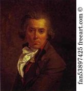 Jacques Louis David Art Print - Self-Portrait