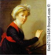Louise Elisabeth Vigee Lebrun Art Print - Self Portrait