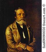 Ivan Khrutsky Art Print - Self-Portrait