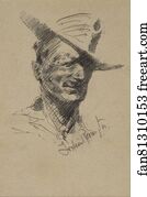 Frederic Art Print - Self Portrait