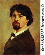1879 Oil On Canvas The Tretyakov Gallery Art Print - Self-Portrait