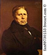 Ingres Art Print - Self-Portrait