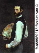 1866 Oil On Canvas Art Institute Of Chicago Art Print - Self-Portrait