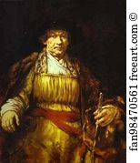 1658 Oil On Canvas The Frick Collection Art Print - Self-Portrait