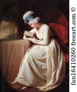 Serena Art Print - Serena Reading