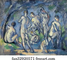 Seven Art Print - Seven Bathers