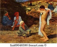 Clothes Art Print - Seven Boys In Colourful Clothes