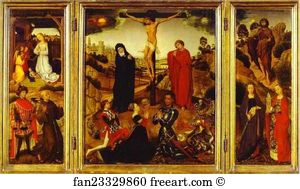 Musées Art Print - Sforza Triptych