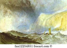 Off Art Print - Shipwreck Off Hastings