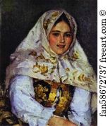 Beauty Art Print - Siberian Beauty. Portrait Of Ye. A. Rachkova