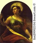The Sibyl Of Delphi Art Print - Sibyl Of Delphi (Portrait Of N. S. Semenova)