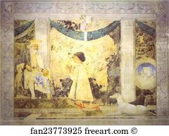 Prince Art Print - Sigismondo Malatesta, The Prince Of Rimini, Before St. Sigismund