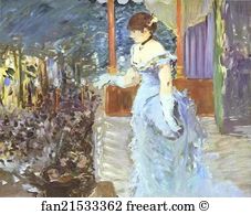 Cafe Concert Art Print - Singer At A Café-Concert