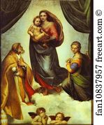 Dresden Art Print - Sistine Madonna