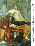 Whitewash On Paper The Museum Of Russian Art Art Print - Sitter In The Renaissance Setting