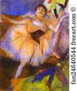 Cardbord Art Print - Sitting Dancer (Danseuse Assise)