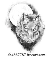 940+ Free Download Tattoo Art Wolf HD Tattoo Images