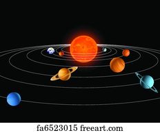 Free art print of The solar system. All of the planets that make up the ...