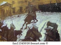 1905 Tempera On Cardboard The Tretyakov Gallery Art Print - "soldiers, Soldiers, Heroes Every One... "