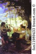 Slave Art Print - Song Of A Slave-Girl