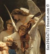 Lawn Art Print - Song Of The Angels. Detail