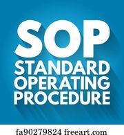 Free art print of SOP - Standard Operating Procedure acronym, business ...