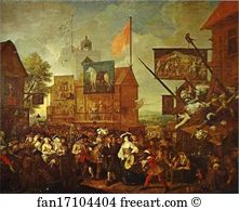 1733 Art Print - Southwark Fair