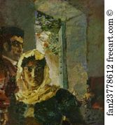 1894 Oil On Canvas The Tretyakov Gallery Art Print - Spain. Detail