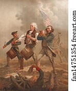 American Flag Art Print - Spirit Of '76