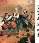 American Flag Art Print - Spirit Of '76